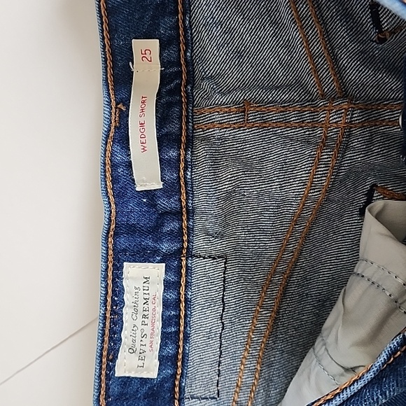 LEVIS PREMIUM WEDGIE SHORT / SIZE 25 - Picture 11 of 14